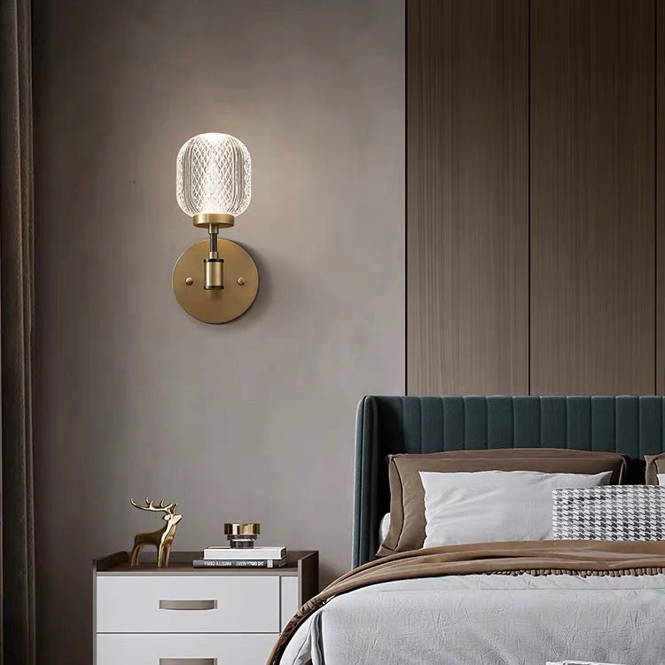 Antique Crystal Acrylic Wall Lamp