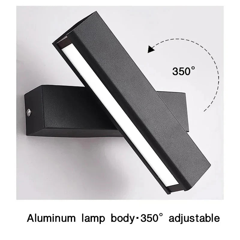 Adjustable Acrylic Living Room LED Wall Light